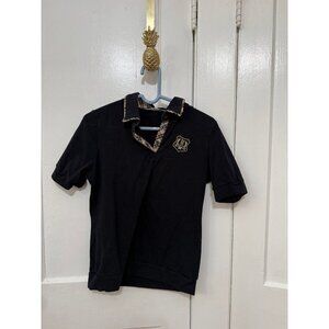 Kinloch Anderson Scotland Black Polo Shirt with Crest